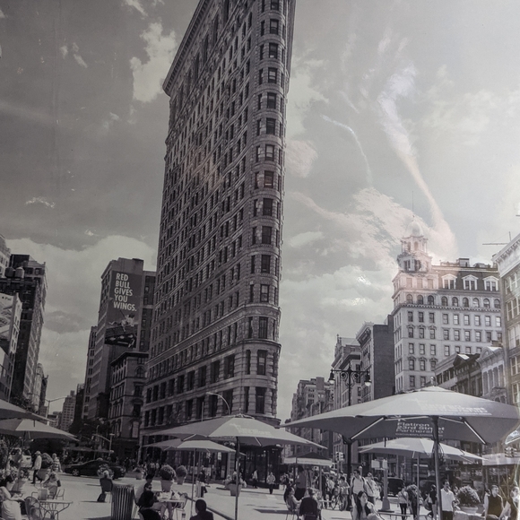 11x14 NYC Black & White Print, Manhattan Flatiron - Picture 2 of 5